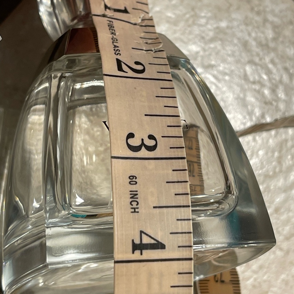 (EMPTY BOTTLE) VERA WANG PERFUME GLASS BOTTLE 3.4OZ 100ML - Picture 6 of 9